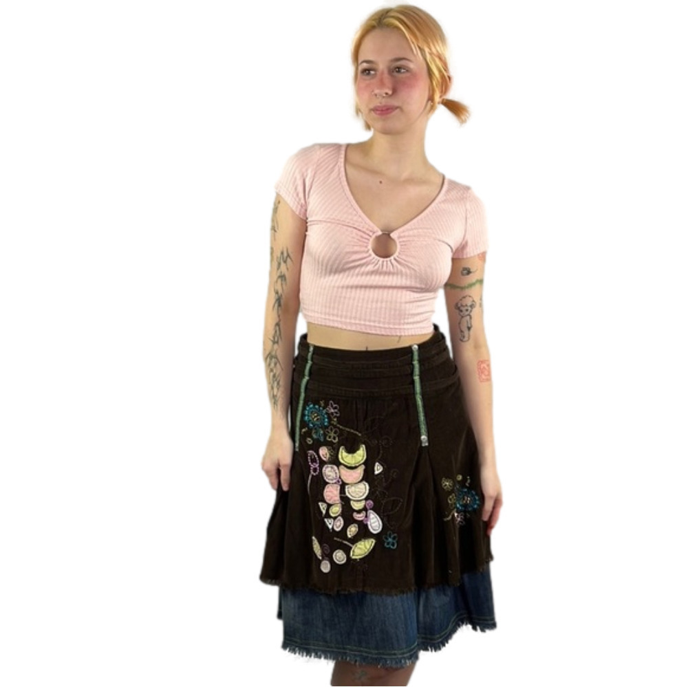 Zaful Pink Short Sleeve Top with Keyhole Opening